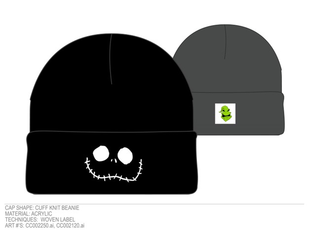 The Nightmare Before Christmas: Jack Beanie 2 Pack