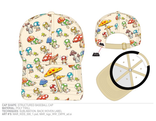 Super Mario - Casquette Beige Toad