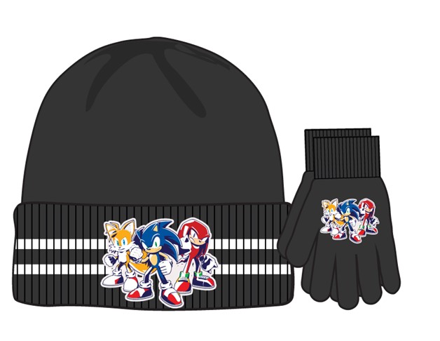 Sonic the Hedgehog: Kids Hat and Gloves Set