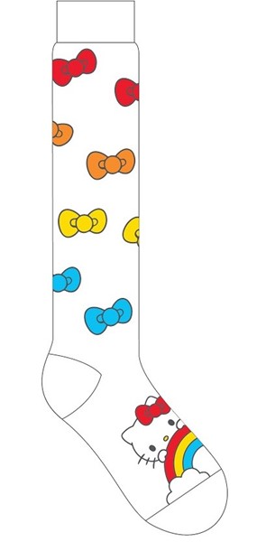 Hello Kitty Rainbow Bows Chaussettes pour femmes