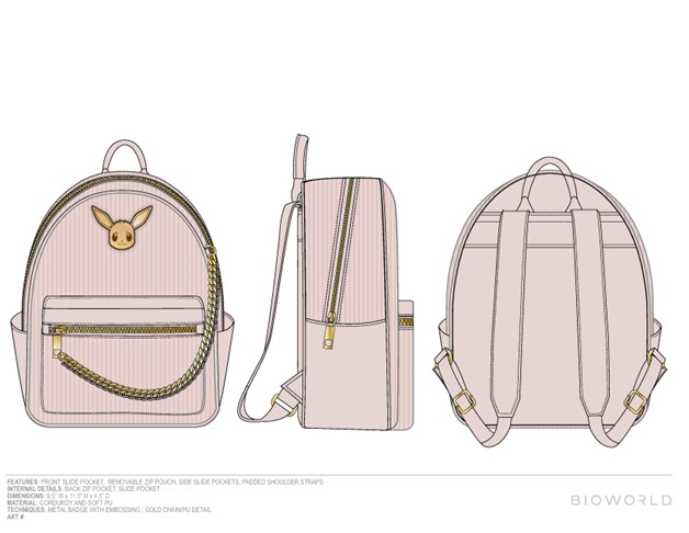 Pokémon : Mini sac à dos en corde Eevee