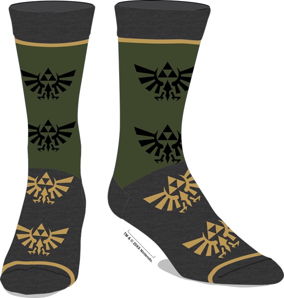 The Legend of Zelda: Chaussettes courtes Olive