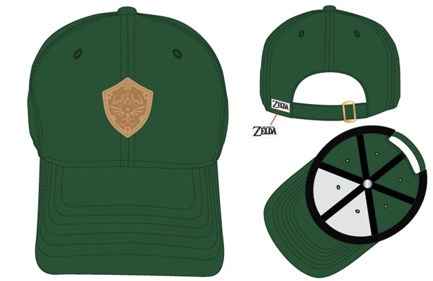 The Legend of Zelda Dark Green Patch Hat