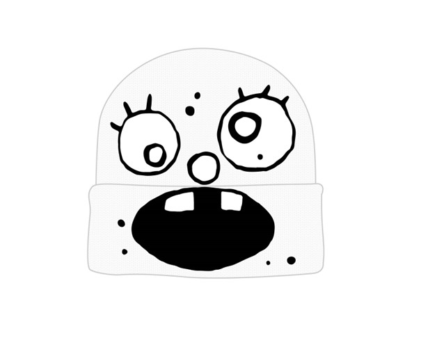 SpongeBob Doddle White Beanie