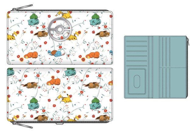 Pokémon Long Wallet - Pokémon Characters Sleeping