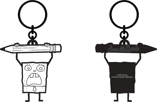 SpongeBob Doodle Keychain