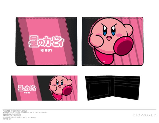 Kirby Pink & Black Wallet