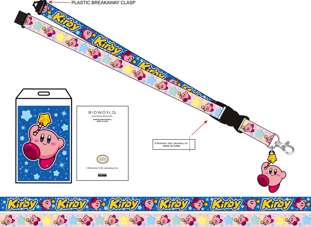[779331] Kirby Lanyard with Charm