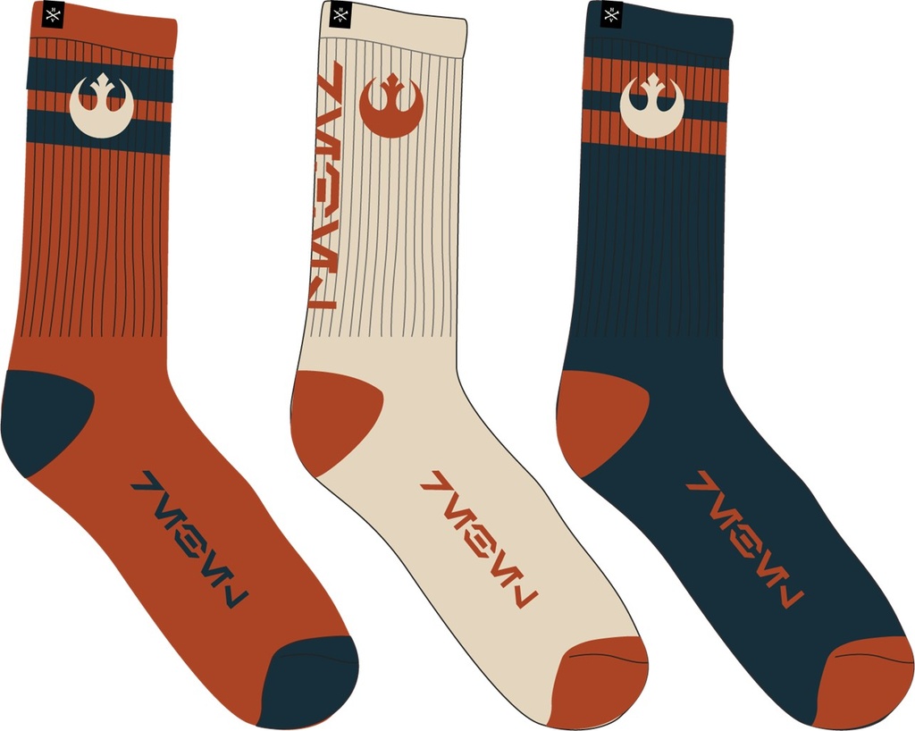 Chaussettes Star Wars Rebel Alliance - 3pk