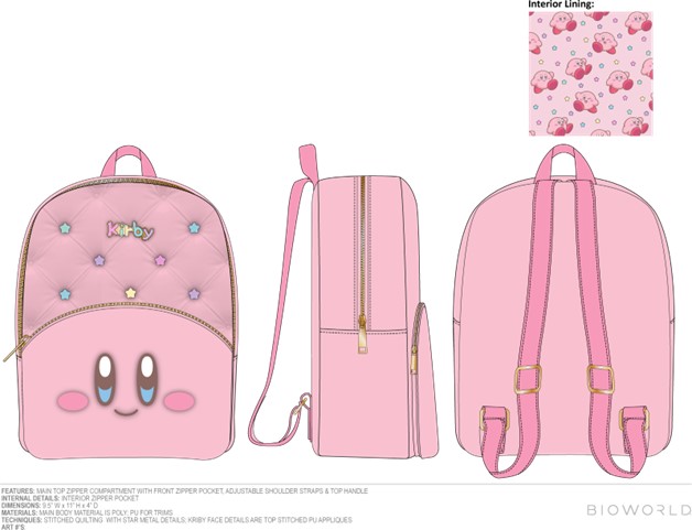 Kirby Face Mini Backpack