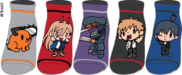 Chainsaw Man Ladies Socks 5 pairs