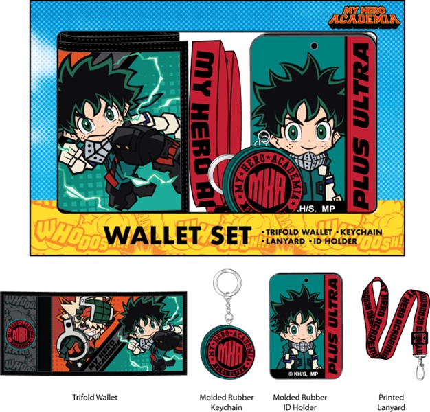 My Hero Academia Kids Wallet Set