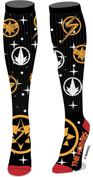 The Marvels: Chaussettes à genoux pour femmes