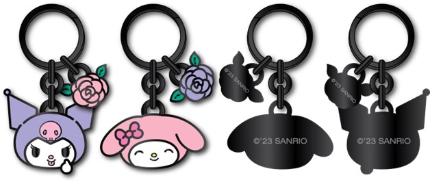 My Melody & Kuromi Keychain 2 Pack