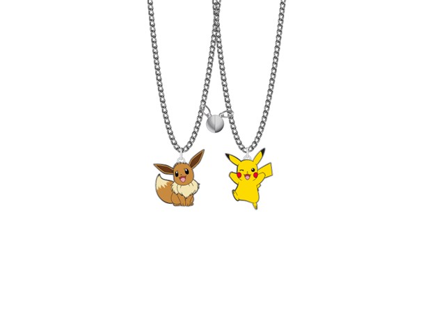 Pokémon : Collier Pikachu & Eevee BFF