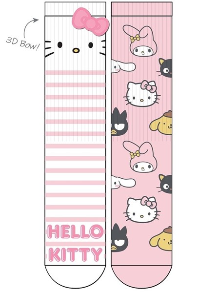 Hello Kitty and Friends Lot de 2 chaussettes pour dames