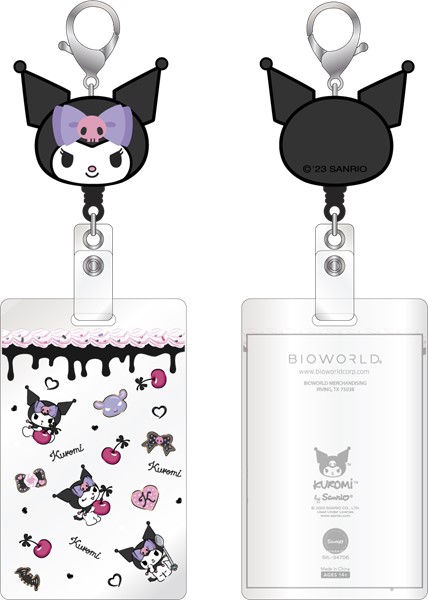 Kuromi Badge Card Holder