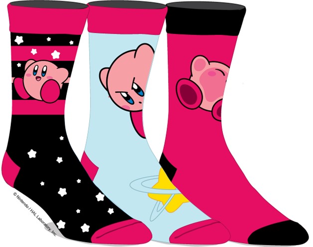 Kirby Socks 3 Pack