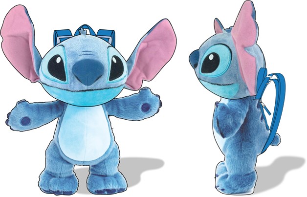 Stitch 17"" Plush Backpack