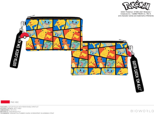 Pokémon Starters Wristlet