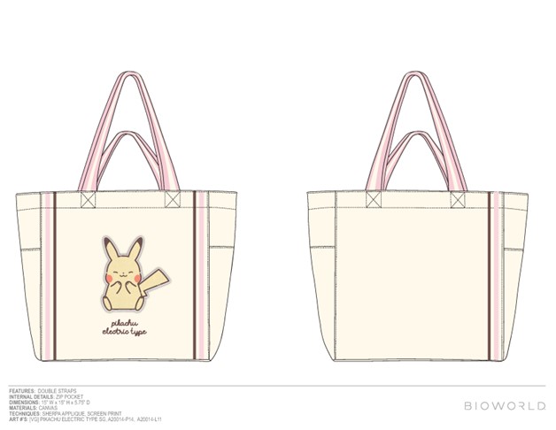 Pikachu Canvas Tote Bag