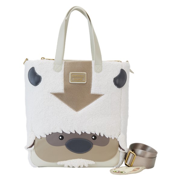 Avatar: The Last Airbender - Sac fourre-tout en peluche Appa avec breloque Momo
