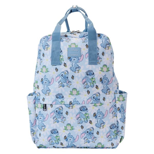 Stitch Springtime All-Over Print Nylon Backpack