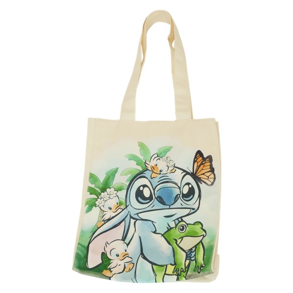 Stitch Springtime Canvas Tote Bag