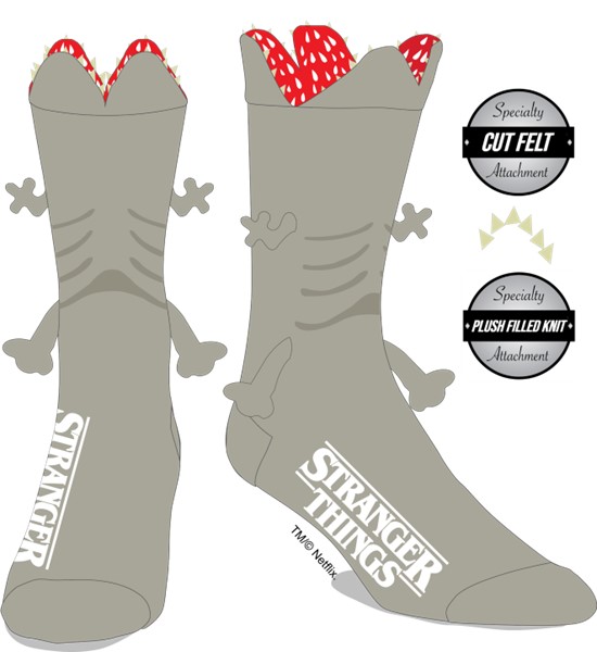 Stranger Things Demogorgon Socks