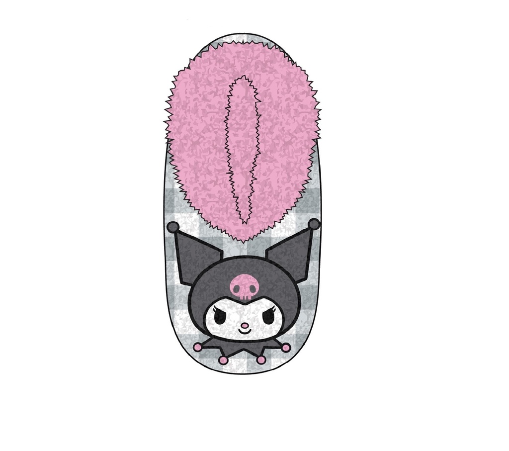 Kuromi Fuzzy Slippers