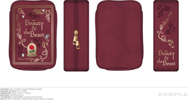 Beauty & the Beast Cosmetic Bag