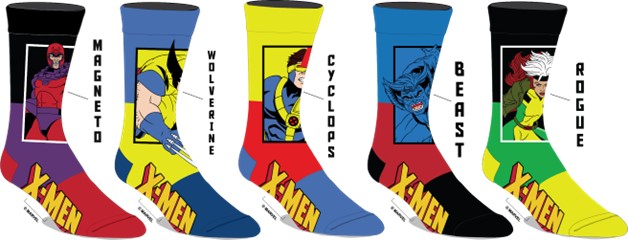 Chaussettes X-Men 5 paires
