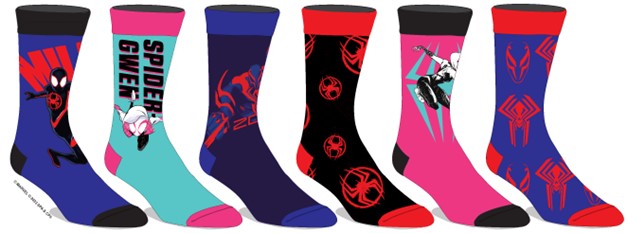 Chaussettes Spider-Man : Across the Spider-Verse 6 paires