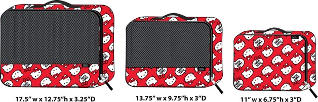 Hello Kitty Packing Cubes 3 Pack