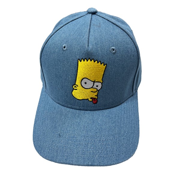 Casquette en jean Bart Simpson