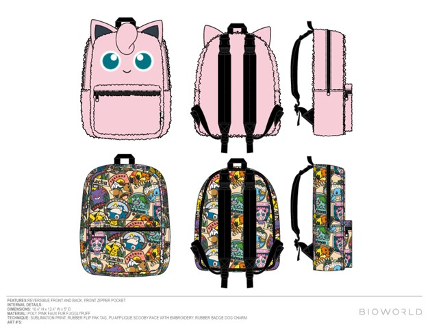 Jigglypuff Reversible Backpack
