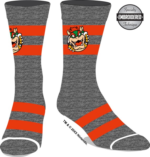 Super Mario: Bowser Athletic Socks
