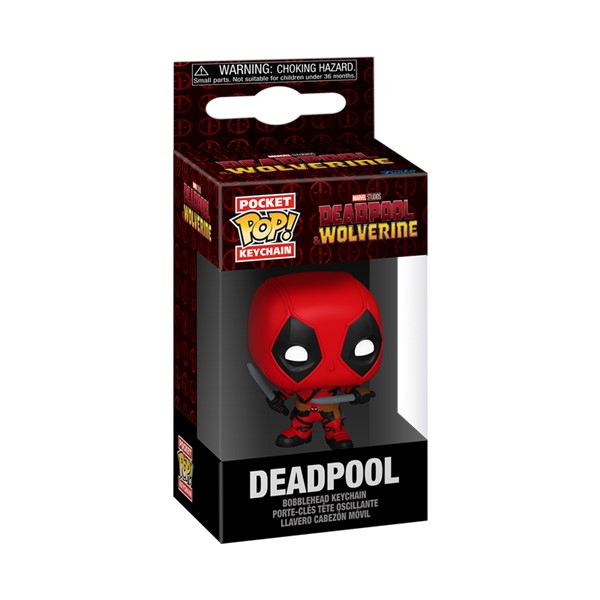POP! Keychain Deadpool & Wolverine with Swords