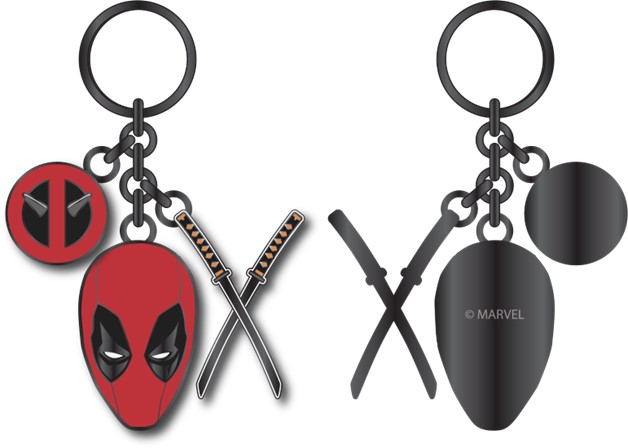Deadpool Katana Keychain