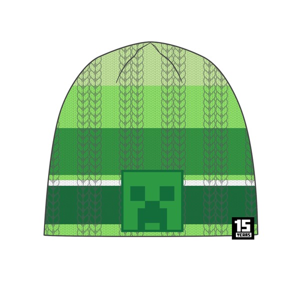 Bonnet vert Minecraft Creeper