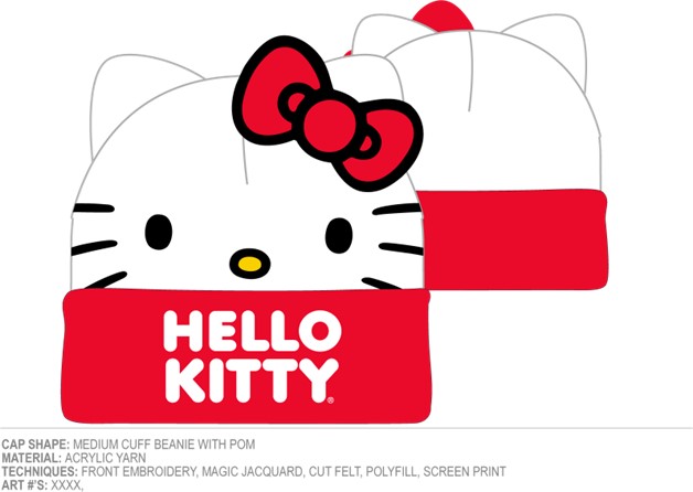 Hello Kitty Bow Beanie