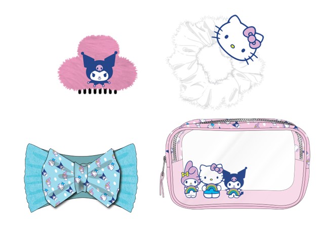 Hello Kitty & Friends Hair Accessories 3 Pcs