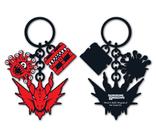 Dungeons & Dragons Icons Keychain