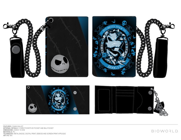 The Nightmare Before Christmas: Jack & Oogie Chain Wallet