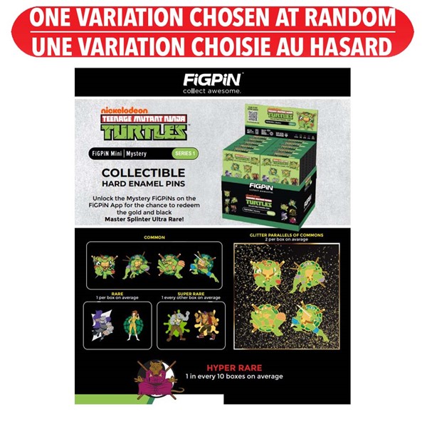 Teenage Mutant Ninja Turtle Figpin Mini Mystery Enamel Pins
