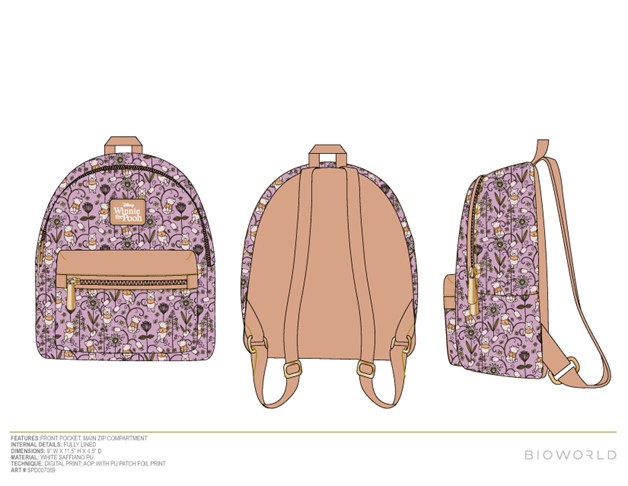 Winnie the Pooh Pink Mini Backpack