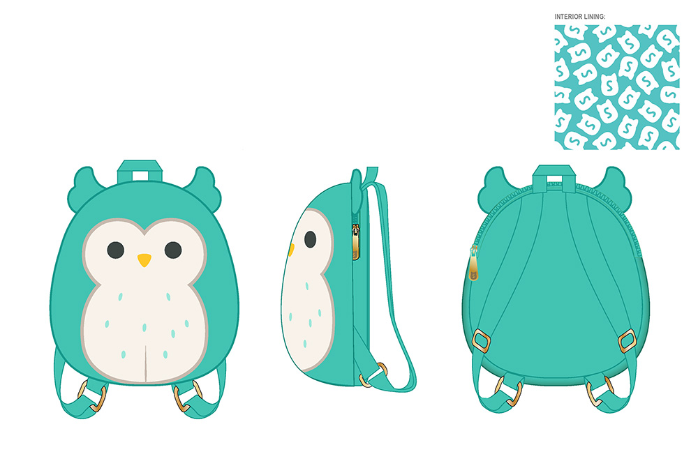 Squishmallows: Winston 10 Plush Backpack