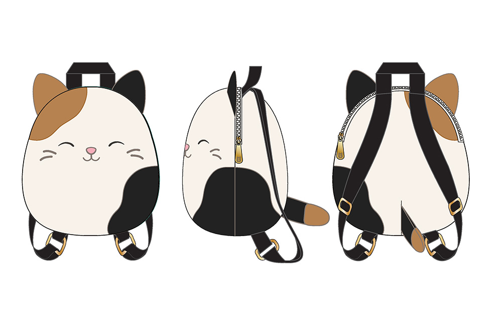 Squishmallows: Cam the Cat 10 Plush Backpack