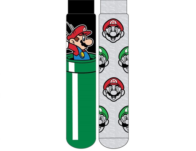 Chaussettes Super Mario Pipe Crew 2 paires