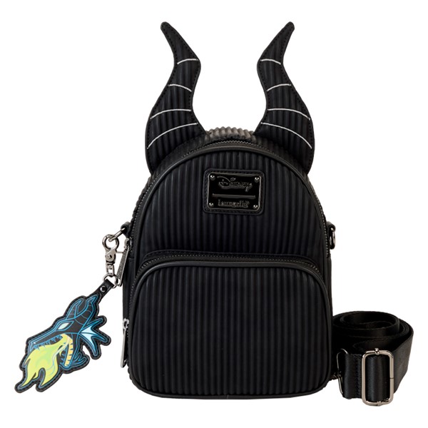 Loungefly : Mini sac à dos et sac à bandoulière convertibles Maleficent Dragon Horns
